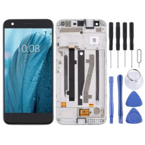 OEM LCD Screen For ZTE Blade A512/Z10 Digitizer Full Assembly with Frame（Black)