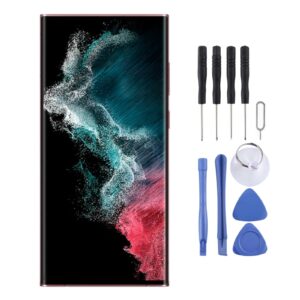 Original Super AMOLED LCD Screen For Samsung Galaxy S22 Ultra 5G SM-S908B with Digitizer Full Assembly