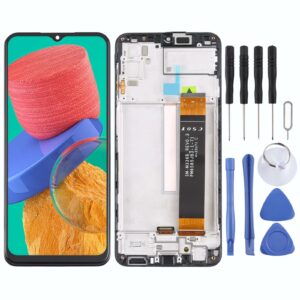 Original LCD Screen For Samsung Galaxy M33 4G SM-M336B Digitizer Full Assembly with Frame