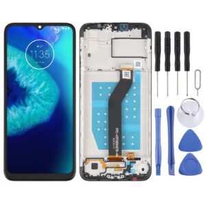 Original LCD Screen For Motorola Moto G8 Power Lite Digitizer Full Assembly With Frame