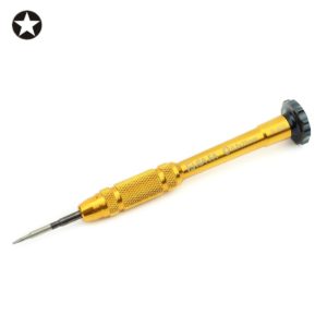JIAFA JF-609-0.8 Pentalobe 0.8 Screwdriver for iPhone Charging Port Screws(Gold)