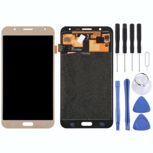 LCD Screen and Digitizer Full Assembly (OLED Material ) for Galaxy J7 / J700, J700F, J700F/DS, J700H/DS, J700M, J700M/DS, J700T, J700P(Gold)