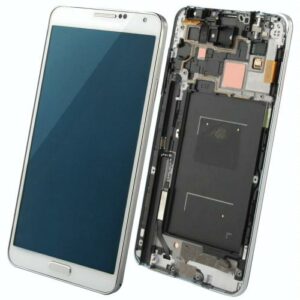 3 in 1 Original LCD + Frame +Touch Pad for Galaxy Note III / N9005, 4G LTE(White)