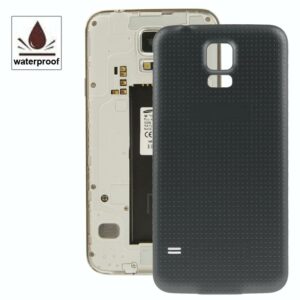 For Galaxy S5 / G900 Original Plastic Material Battery Housing Door Cover with Waterproof Function (Black)
