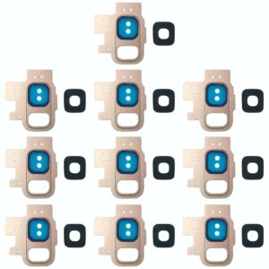 For Galaxy S9 / G9600 10pcs Camera Lens Cover (Gold)