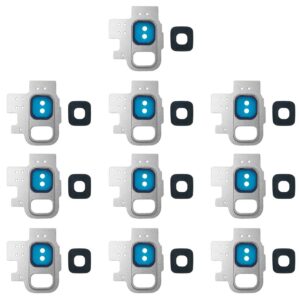 For Galaxy S9 / G9600 10pcs Camera Lens Cover (Silver)