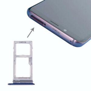 For Galaxy S9+ / S9 SIM & SIM / Micro SD Card Tray(Blue)