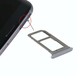 For Galaxy S7 Edge / G935 SIM Card Tray and Micro SD Card Tray  (Blue)