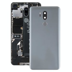 Battery Back Cover with Camera Lens & Fingerprint Sensor for LG G7 ThinQ / G710 / G710EM / G710PM / G710VMP(Silver)