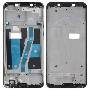 For OPPO A1 Front Housing LCD Frame Bezel Plate (Black)
