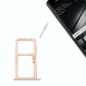 For Huawei Mate 9 SIM Card Tray & SIM / Micro SD Card Tray(Gold)