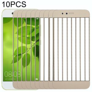 For Huawei nova 2  10PCS Front Screen Outer Glass Lens (Gold)