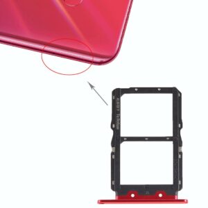 SIM Card Tray + SIM Card Tray for Huawei Nova 4 (Red)