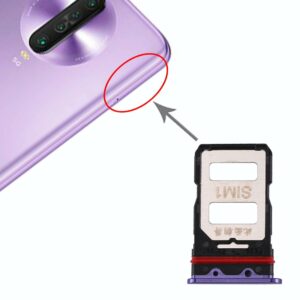 SIM Card Tray + SIM Card Tray for Xiaomi Redmi K30 Pro(Purple)