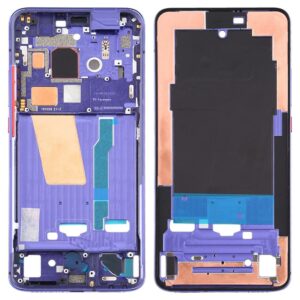 Front Housing LCD Frame Bezel Plate With Side Keys for Xiaomi Redmi K30 Pro (Purple)