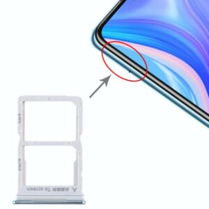 SIM Card Tray + NM Card Tray for Huawei Enjoy 10s / Honor Play 4T Pro (Blue)