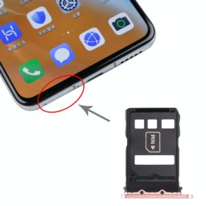 SIM Card Tray + NM Card Tray for Huawei P40 (Gold)