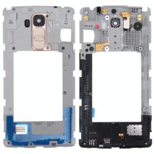 Back Plate Housing Camera Lens Panel with Speaker Ringer Buzzer for LG G Stylo / LS770 / H631 & G4 Stylus / H635(Gold)