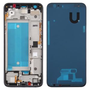 Front Housing LCD Frame Bezel Plate for LG K40 / K12+ K12 Plus / X4 2019 X420EM X420BMW X420EMW X420HM X420 X420N (Double SIM Version) (Black)