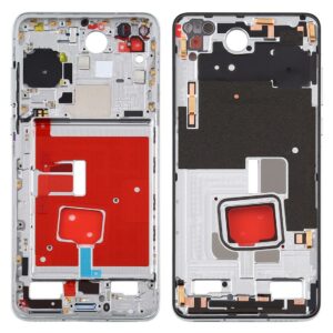 Original Middle Frame Bezel Plate with Side Keys for Huawei P40(Silver)