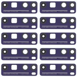 For Huawei Nova 7 Pro 5G  10pcs Back Camera Lens (Purple)