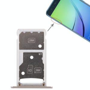 2 SIM Card Tray / Micro SD Card Tray for Huawei Enjoy 6 / AL00(Gold)