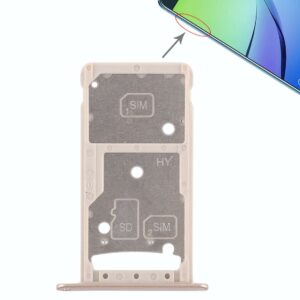 2 SIM Card Tray / Micro SD Card Tray for Huawei Enjoy 6 / AL10(Gold)