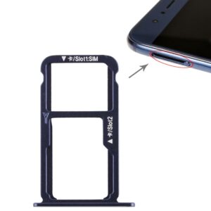 SIM Card Tray + SIM Card Tray / Micro SD Card for Huawei Honor 8 (Blue)