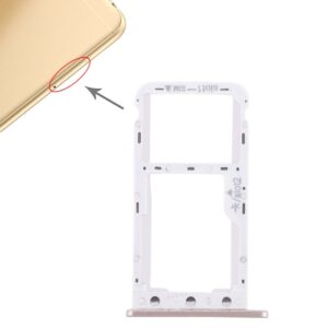 SIM Card Tray + SIM Card Tray / Micro SD Card for Huawei Enjoy 7 (Gold)