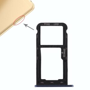 SIM Card Tray + SIM Card Tray / Micro SD Card for Huawei Enjoy 7 (Blue)