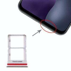 SIM Card Tray + SIM Card Tray for Xiaomi Mi 10 Lite 5G (Silver)