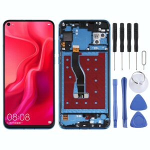 OEM LCD Screen for Huawei Nova 4 Digitizer Full Assembly with Frame(Blue)