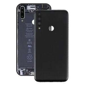 Battery Back Cover with Camera Lens Cover for Lenovo K10 Plus(Black)
