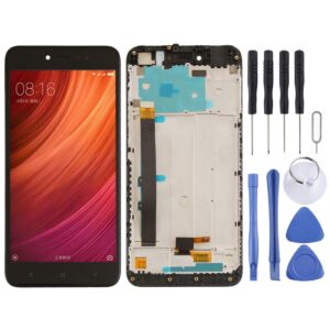 TFT LCD Screen for Xiaomi Redmi Note 5A Prime / Remdi Y1 Digitizer Full Assembly with Frame(Black)