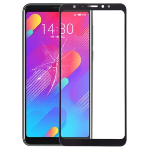 For Meizu V8 Front Screen Outer Glass Lens (Black)