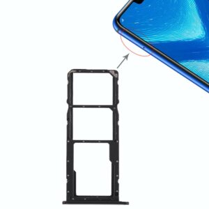 SIM Card Tray + Micro SD Card Tray for Huawei Honor 8X (Black)
