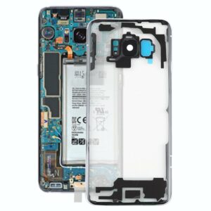For Samsung Galaxy S8 / G950 G950F G950FD G950U G950A G950P G950T G950V G950R4 G950W G9500 Transparent Battery Back Cover with Camera Lens Cover (Transparent)