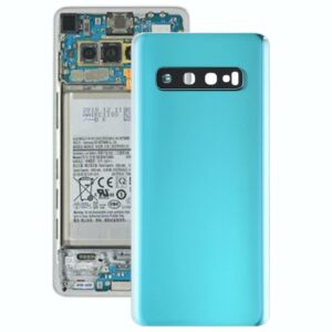 For Galaxy S10 Battery Back Cover with Camera Lens (Green)