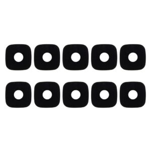 For Galaxy C9 Pro / C9000 10pcs Back Camera Lens(Black)