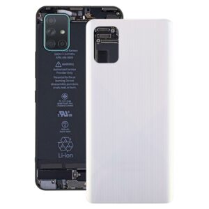 For Galaxy A71 Original Battery Back Cover (White)