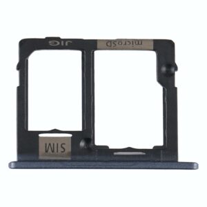 For Samsung Galaxy Tab A 10.1 (2019) / SM-T515 SIM Card Tray + Micro SD Card Tray (Black)