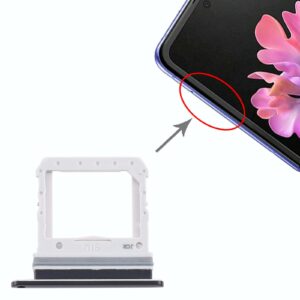 For Samsung Galaxy Z Flip SM-F700 SIM Card Tray (Black)