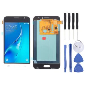 LCD Screen and Digitizer Full Assembly (OLED Material ) for Galaxy LCD Screen and Digitizer Full Assembly (OLED Material ) for Galaxy J1 (2016), Express 3, Amp 2, J120F, J120A, J120H, J120M, J120M, J120T(White)