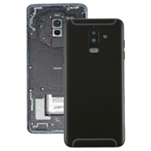 For Galaxy A6+ (2018) / A605 Back Cover with Side Keys & Camera Lens (Black)