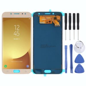 TFT LCD Screen for Galaxy J7 (2017), J730F/DS, J730FM/DS With Digitizer Full Assembly (Gold)