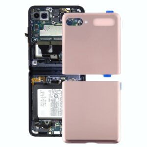 For Samsung Galaxy Z Flip 5G SM-F707 Battery Back Cover (Pink)