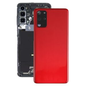For Samsung Galaxy S20+ Battery Back Cover with Camera Lens Cover (Red)