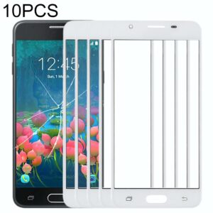 For Samsung Galaxy J5 Prime, On5 (2016), G570F/DS, G570Y 10pcs Front Screen Outer Glass Lens (White)