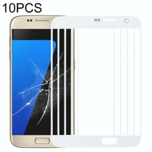For Samsung Galaxy S7 / G930 10pcs Front Screen Outer Glass Lens (White)