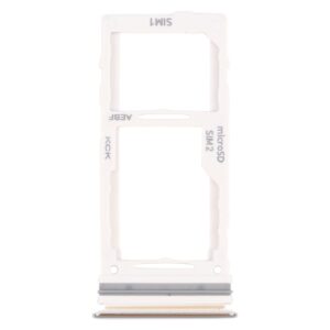 For Samsung Galaxy A52 SM-A525 SIM Card Tray + SIM Card Tray / Micro SD Card Tray (Silver)